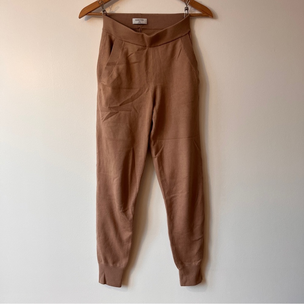 Aritzia Babaton Tan Rodin Joggers with Pockets